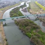 （仮称）三郷流山橋　ドローン撮影（令和4年3月26日）